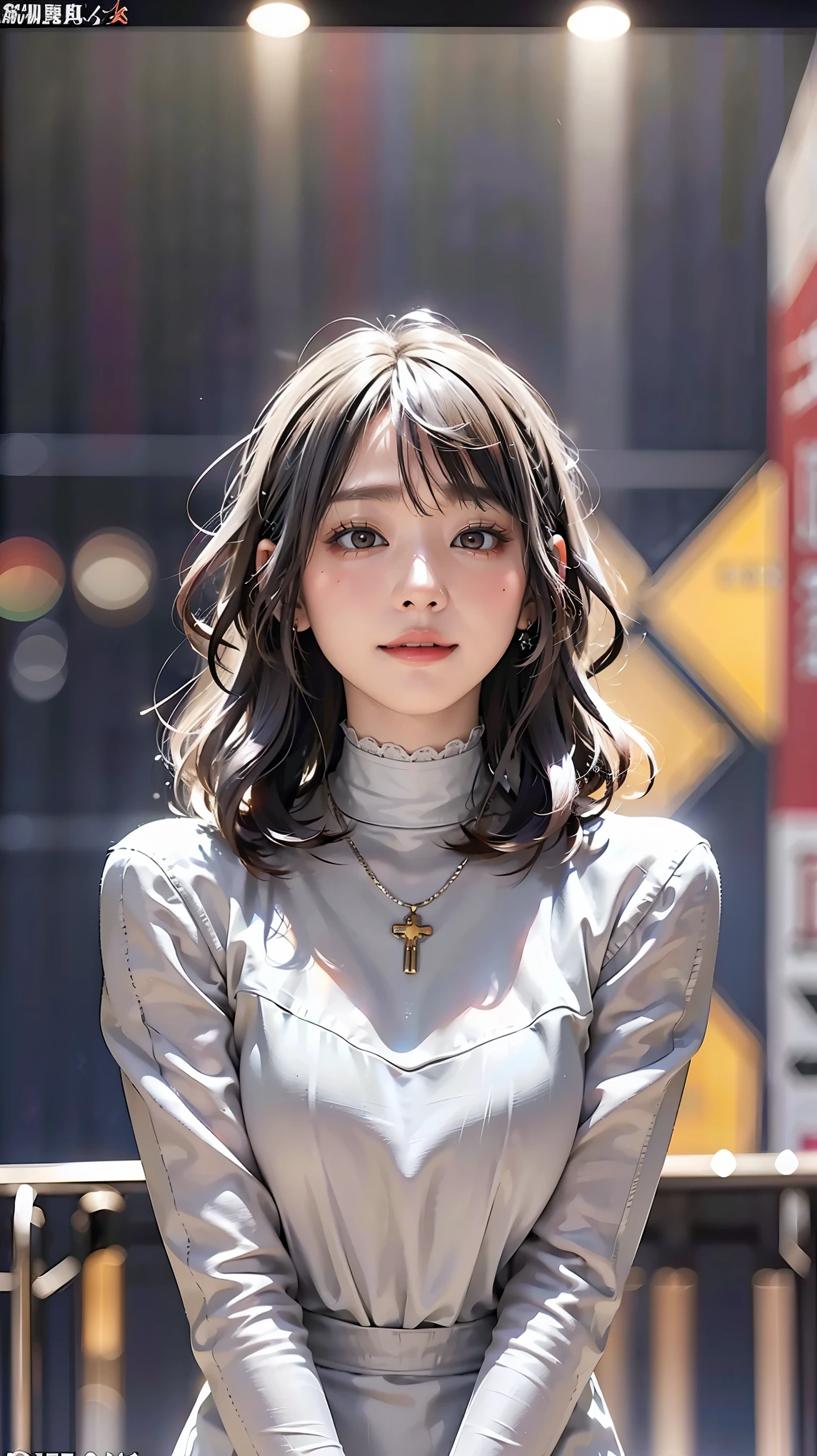 Realistic、masterpiece、Highest quality、Highest quality、Anatomically correct、(A woman standing with her legs apart、(Silver Hair、Hime cut, Wavy Hair, Medium Hair:1.2)、(Natural Makeup、Increase eyelashes、Deep orange blush:1.1)、(Staring at the audience、cheeks turn a little red:1.3)、(An elaborately decorated full-body suit of armor for a holy knight.:1.3)、Medieval European castle courtyard、A mysterious scene with light pouring down、(Blur the background:1.3)、(Subject seen from below:1.1)、Photo from thigh up