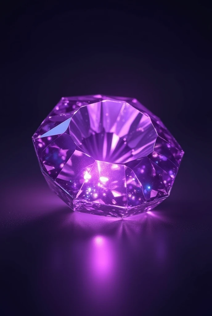 A purple gemstone that shines beautifully