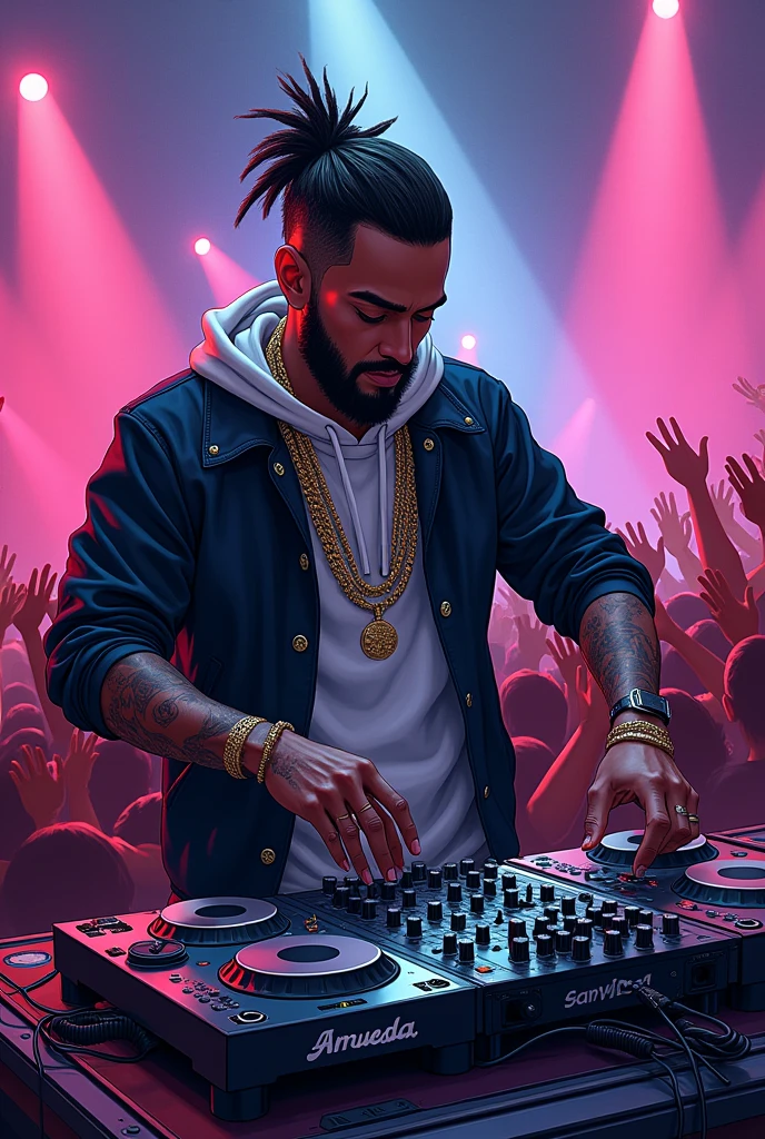 Anuel AA as DJ

