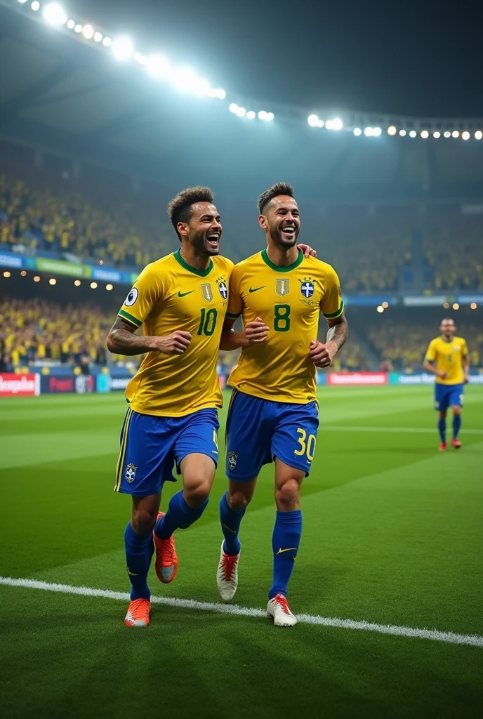 Neymar playing for Gremio with Suarez and winning the Triple Crown
