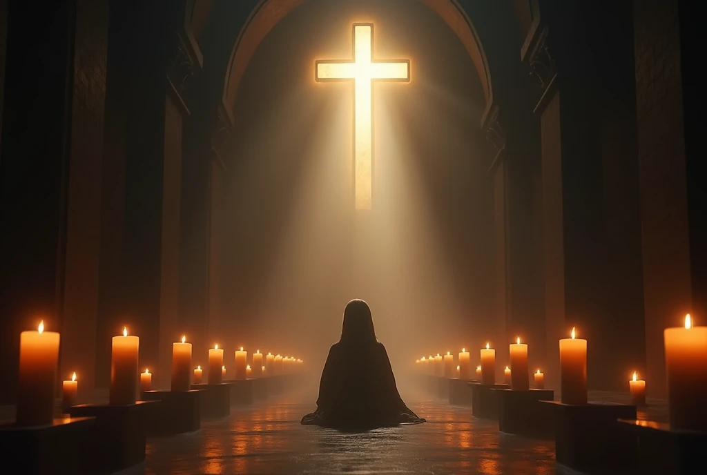 bible where the soft light of candles dances on the walls, creating an atmosphere of peace and contemplation. The mild aroma of incense fills the air, elevating our senses and preparing us for an inner journey.
