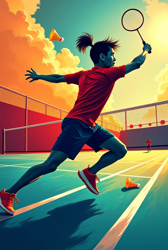 Poster for badminton tryout