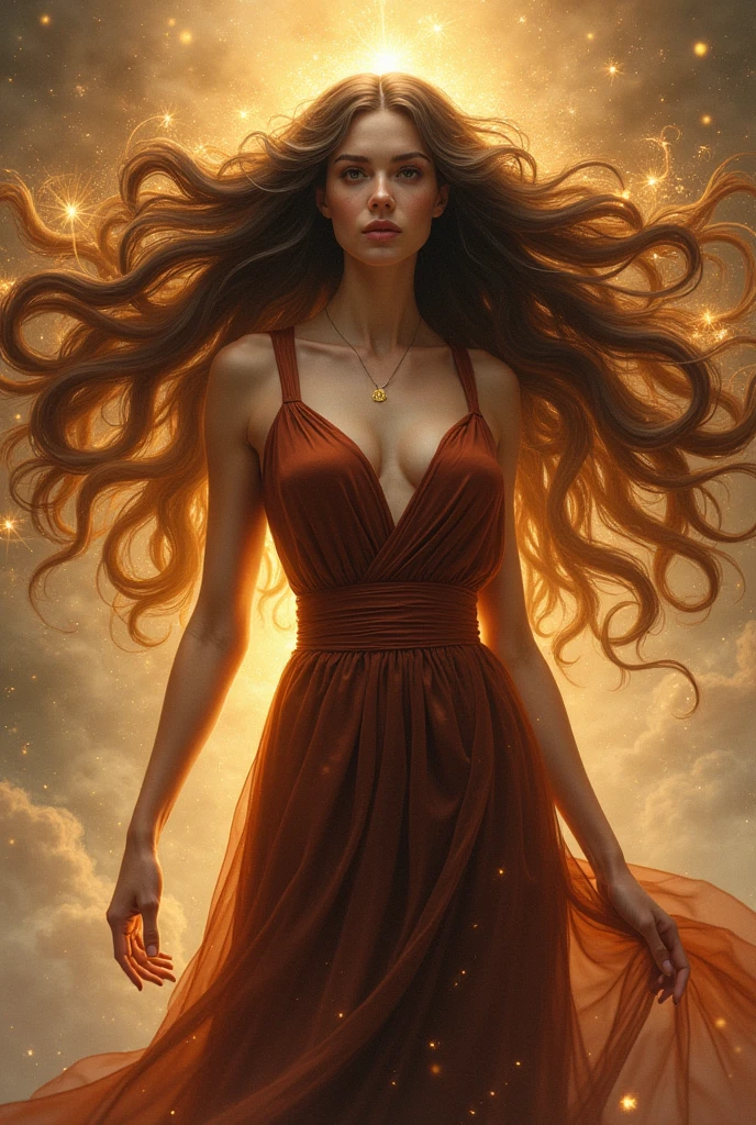 A super powerful woman,She stands above all with her magical hair that envelops everyone with magical powers, her favorite color is brown she loves herself 