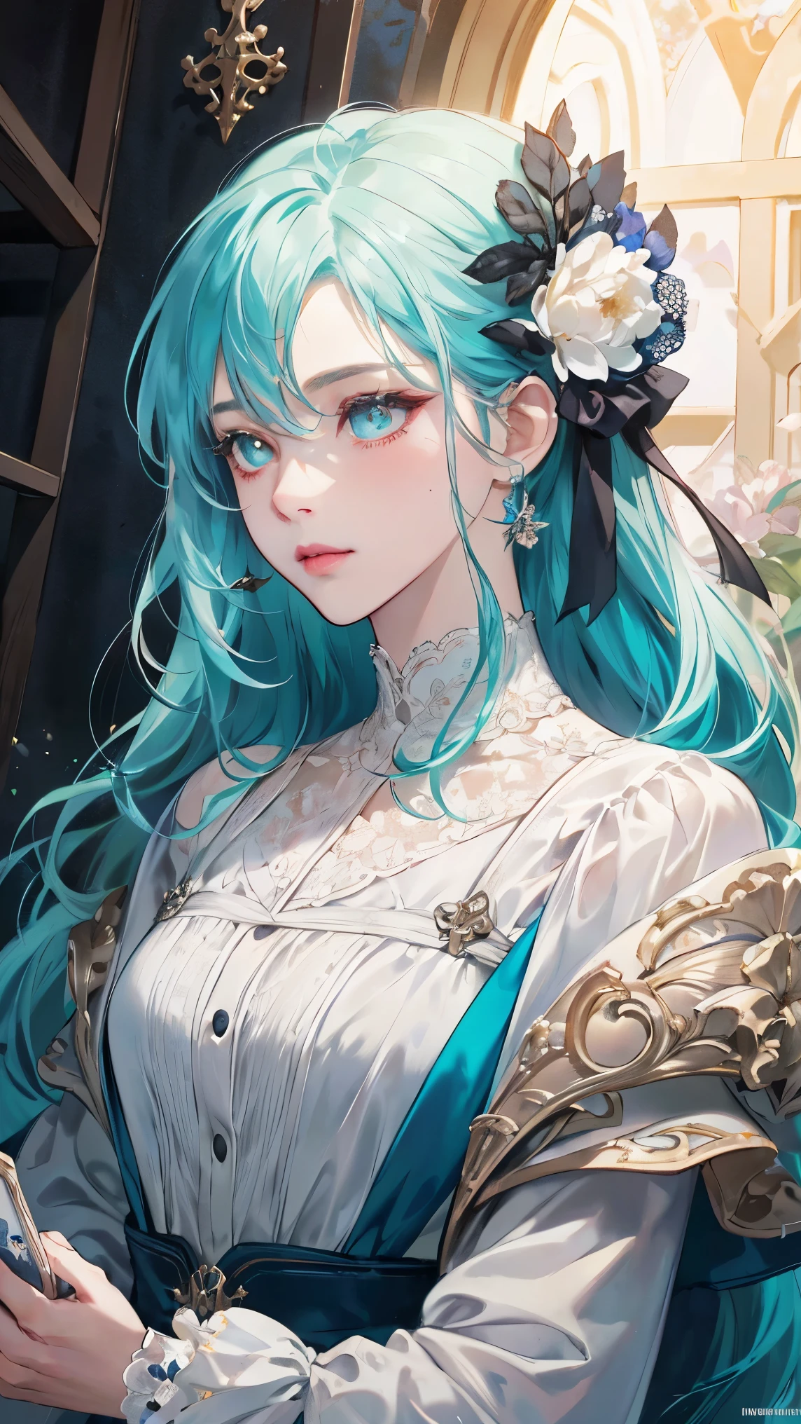 (((masterpiece))), (((best quality))), ((Extremely detailed)), (Surrealism), (Highly detailed CG illustrations), ((Extremely delicate and beautiful)),light, Create stunning anime artwork currently trending on ArtStation, Show exquisite beauty and charming aesthetics. Artwork should be very detailed, Featuring compelling characters and visually appealing environments. The characters in the work are elegant and charming, Exudes elegance. Pay close attention to complex facial features, Such as vibrant colors and sophisticated shading for captivating eyes. The character's clothing should be designed with delicate patterns, Flowing fabrics, and rich texture, Embodying the fusion of fantasy and contemporary fashion. Place characters in captivating environments,Enhance the overall appeal of your artwork. This can be a stunning natural landscape, Bustling future cityscape, Or a mysterious country full of magical elements. Incorporate bright colors, Dynamic Lighting, and detailed background elements,Create a sense of depth and immersion. Consider the latest trends in anime art, For example, adding unique light effects, Explore creative composition techniques, Or try an unconventional color palette. Take inspiration from the top artists on ArtStation and their exceptional execution of various art styles and Theme. camera: Choose an angle that highlights the beauty of your character and the immersive environment. light: Create depth and atmosphere with atmospheric lighting techniques. solve: Designed to produce high-resolution artwork,to showcase intricate detail and clarity. Artistic Inspiration: Find inspiration from popular artists on ArtStation, Explore different styles, type, and Theme.