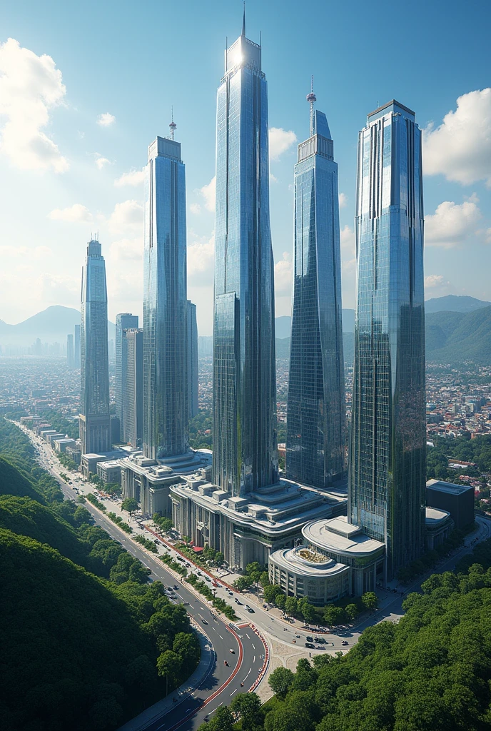 Make City of Ilagan with a big buildings