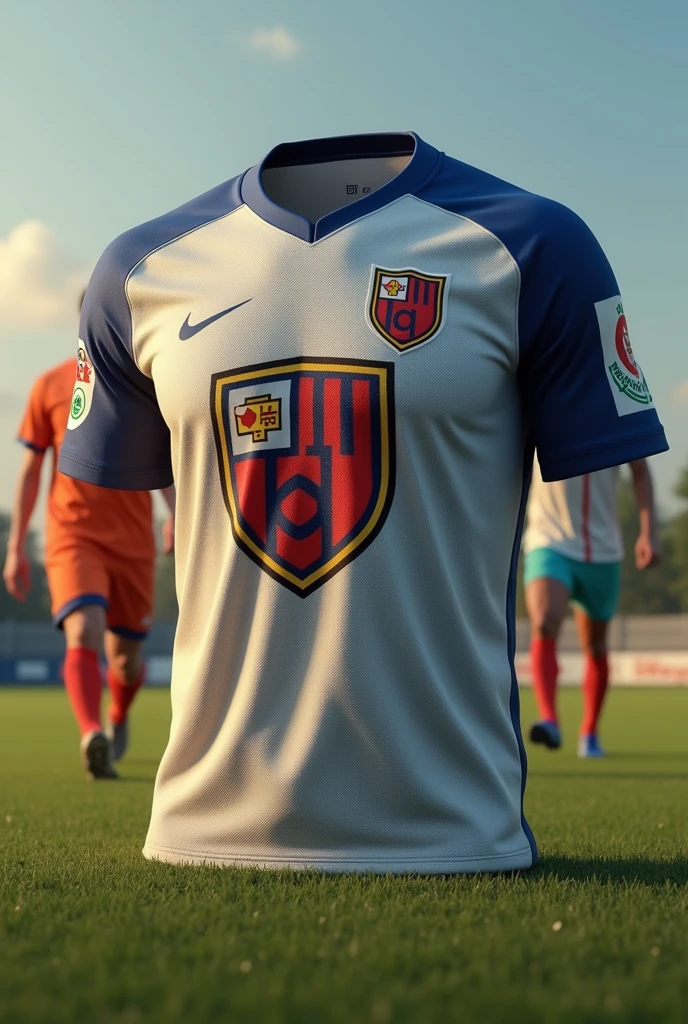 Football shirt with a friends logo with the surnames Borja Reyes