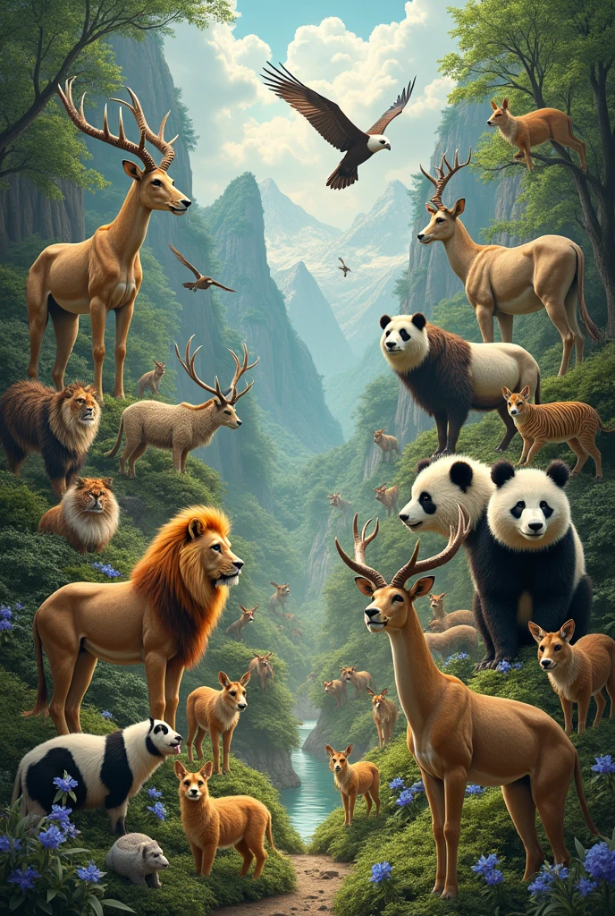 All animals in one