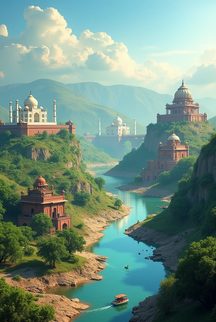 Uttarpradesh places background 
