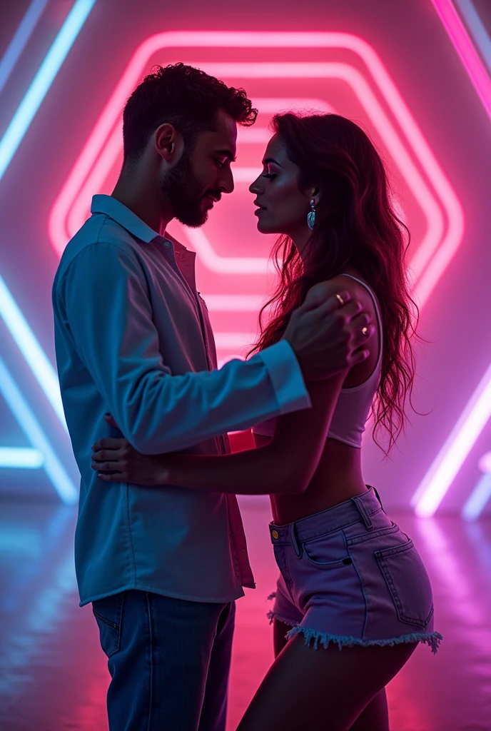 create a folder with the following instructions:
80&#39;s dance telling the story of the song Eduardo and Monica must contain the name "3c"