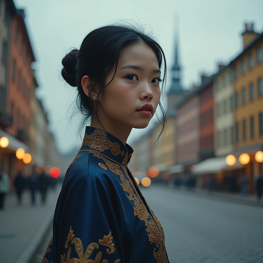 Asian Girl Cute do Navigating Stockholm Syndrome Slots: Strategies for Success and Use Shirt Kebaya Colour Navy Blue and Gold