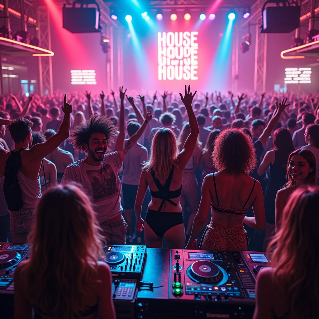 House music colorful