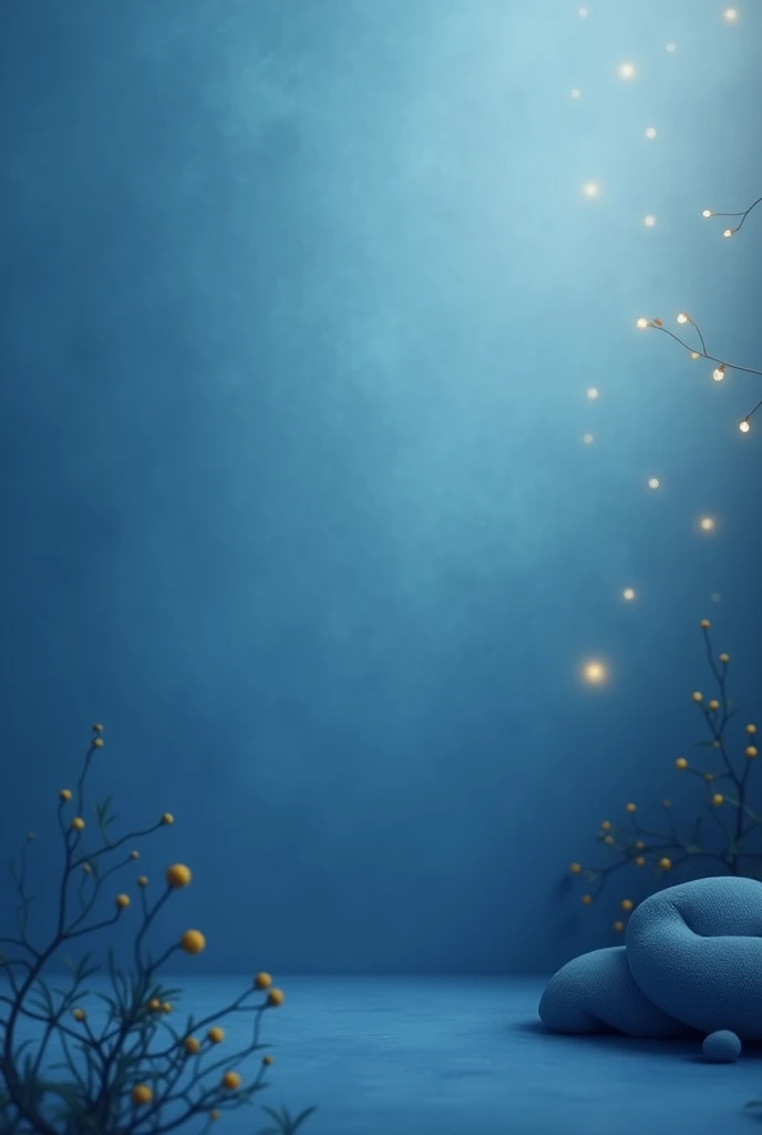 Image background (BLUE WITH A Slightly Dark Tone, SMALL AND SUBTLE WHITE EDGES AND SOME SHADES OF YELLOW)