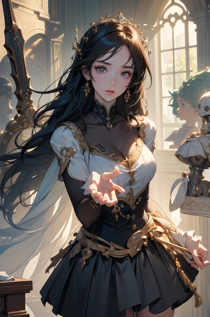 (masterpiece:1.3), ((Best quality at best)), (disorganized:1.3), (highest quality:1.3),(perfect anatomy:1.5),Super detailed:1.3),(best shadow:0.7),(Ultra high resolution), extremely detailed texture, sharp focus, realistic lighting, cinematic quality, photorealistic details, smooth shading, fine grain, high dynamic range, 8K quality, exquisite clarity,