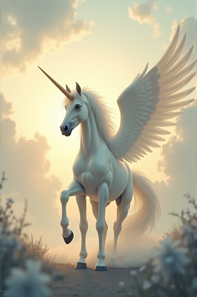 white alicorn wallpaper