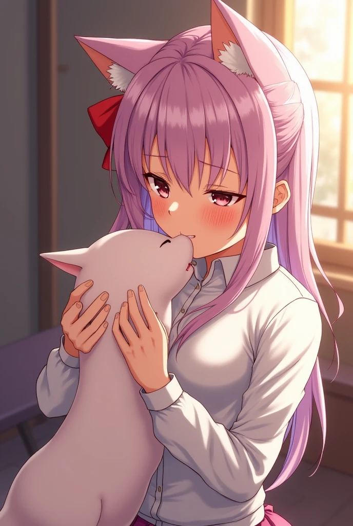 anime girl playing with pussy