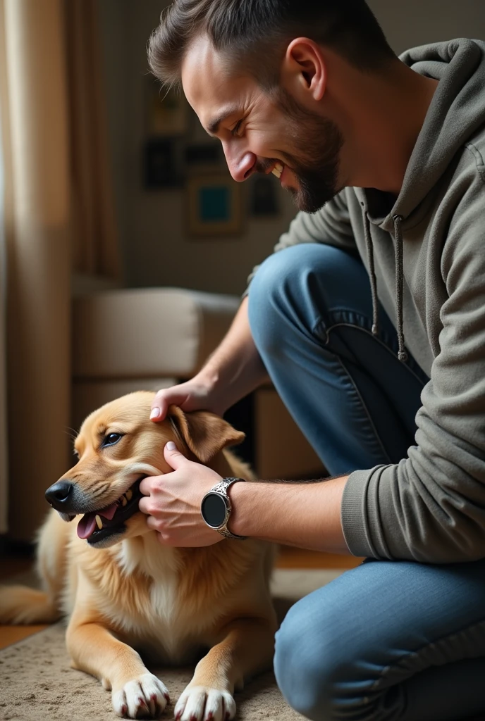 Man putting his penis in a dog