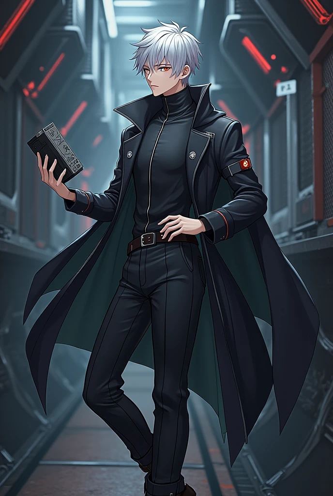 create a character based on the appearance of kafka from hokai star rail