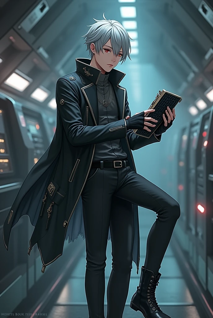 create a character based on the appearance of kafka from hokai star rail