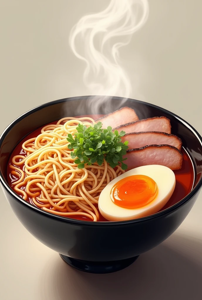high resolution、high quality、Real、Realistic、Realな質感、Realistic、steam、ramen、