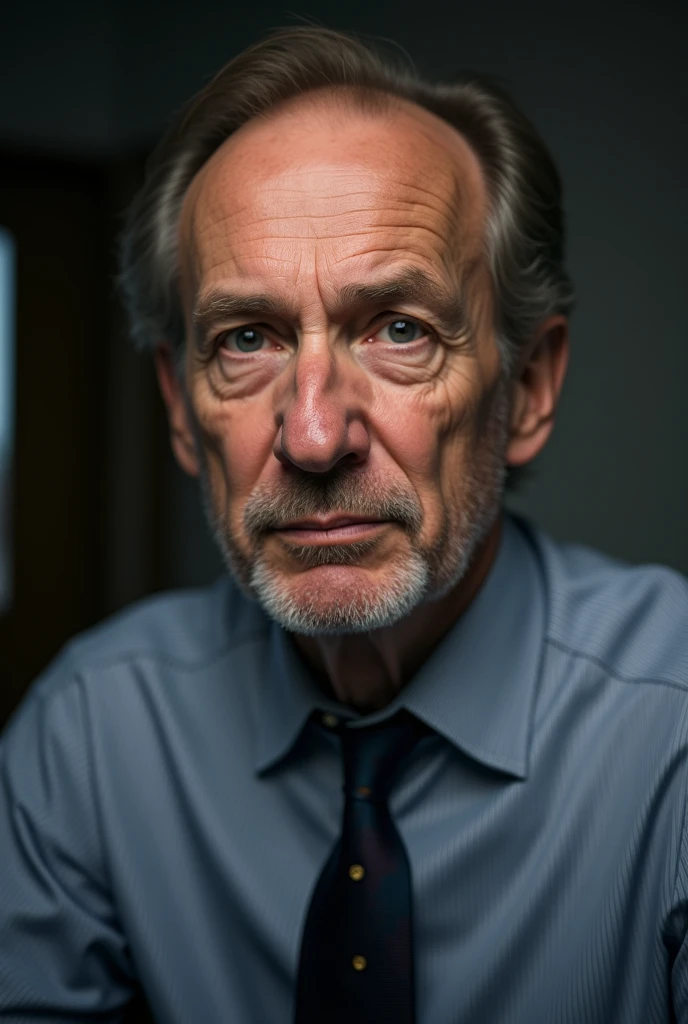 Medium shot avatar of Tim Barners Lee looking serious and not violating image rights