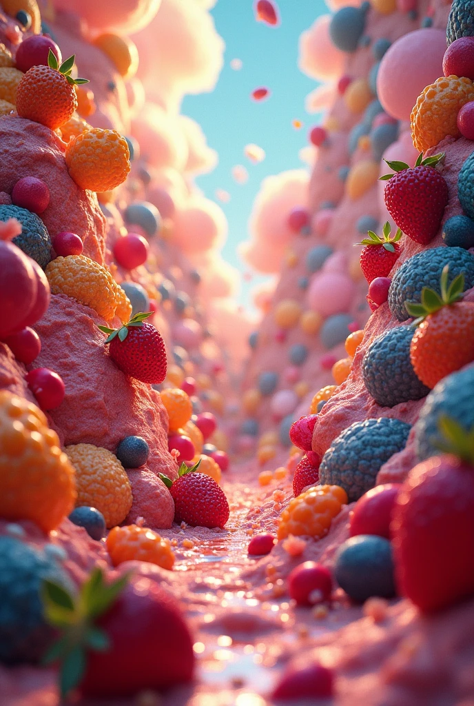A title that says very colorful and eye-catching flavor
