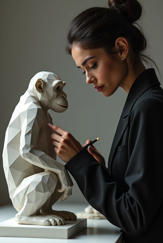 sexy Lady Sculptor
sculpting Polygonal Monkey
simple background