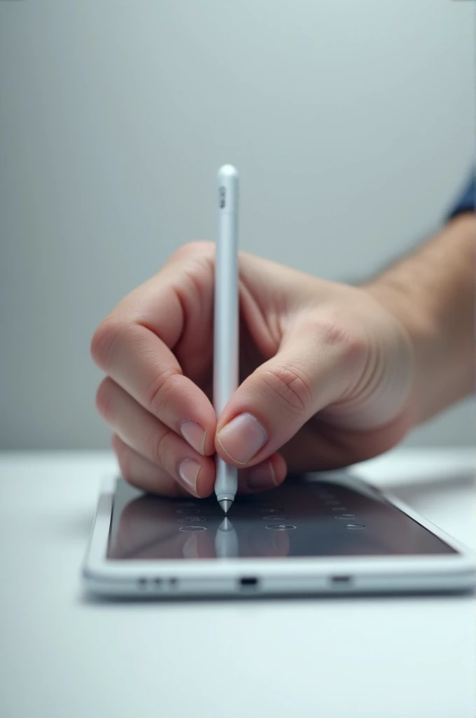 The person pressing the pen changes the mode.