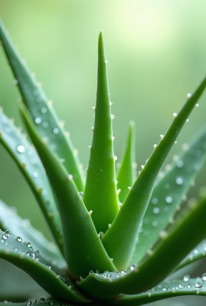 create aloe vera background image, do you like dew