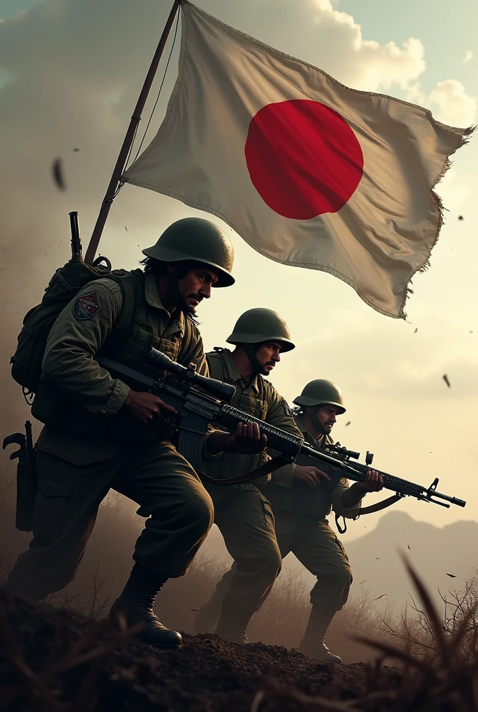 Create a game cover "call of duty 3"(2006) de ps2 inspirado na capa do jogo call o duty world at war, only those with the Japanese flag in the sky
