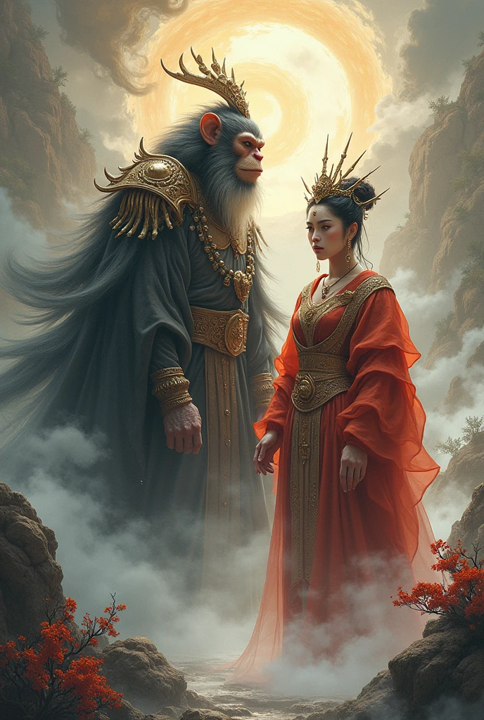 MONKEY KING on the Side of the Rat Queen