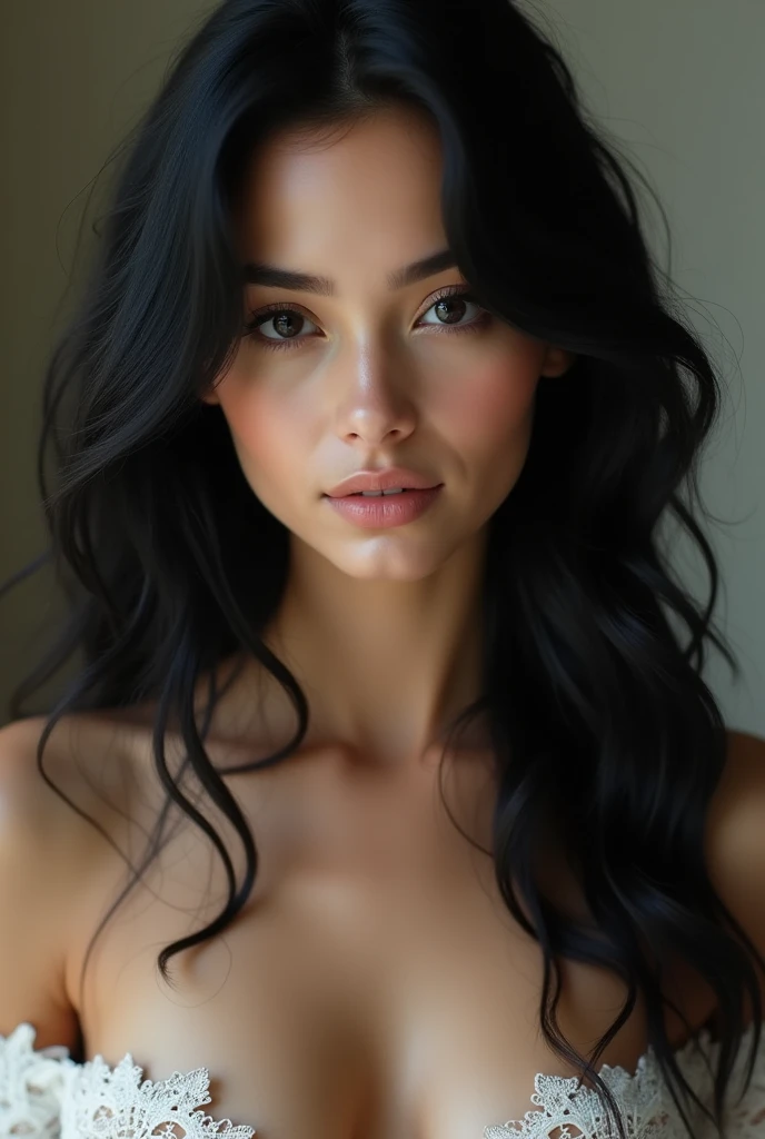  girl, Black hair, high detail photo, realistic photo, no bra, european, sexy photo