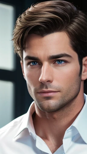 A handsome Abrams man focus on the face