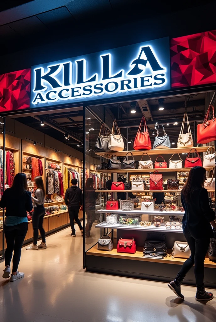 accessories store called killa accessories shot