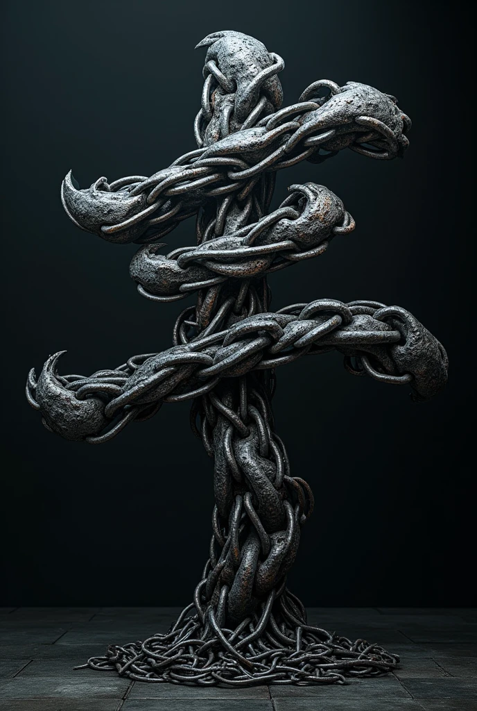 The character for 「絆」 made of chains
