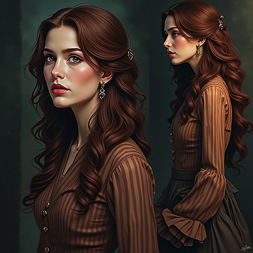 similar picture of same girl different view