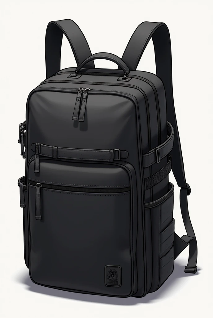 Can you make 2d object survey is detail view Bag from pubg mobile and The theme is black debonair