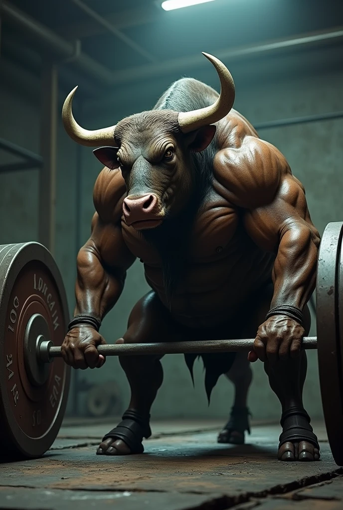 bull on steroids bench pressing 400 kilos