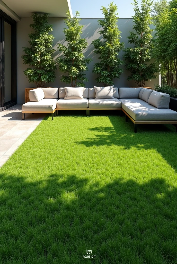 objective: Create a visually appealing and engaging image for an Instagram feed post that highlights artificial grass.
Description:
Background:
Use a well-lit and well-maintained synthetic grass base. Grass should look vibrant and realistic, with a deep, healthy green.
Elementos visuais:
Add a backdrop that complements the grass, SOM um jardim moderno, a leisure area or a terrace. Keep the environment simple so as not to distract from the synthetic grass.
Include some decorative elements, SOM almofadas, a small table or chairs, to show the versatility of synthetic grass in different contexts.
texto:
Insert eye-catching text that highlights the benefits of synthetic grass, SOM "Transform your space with synthetic grass!" ou "Beauty and practicality in every detail."
Use a modern, readable font, with colors that contrast well with the green background, SOM branco ou tons de cinza claro.
Additional Detail:
Add a discreet logo or watermark in the bottom corner to reinforce brand identity.
Consider including a short call-to-action, SOM "Find out more at the link in the bio" ou "Visit our website for special offers."
styled:
Keep the image style clean and minimalist. The idea is to highlight the beauty and quality of the synthetic grass without overloading the look..
Use subtle filters, if necessary, to improve lighting and image clarity, but avoid overdoing it so as not to distort the natural appearance of the grass.