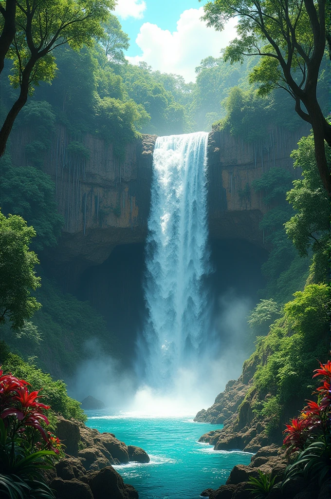 Bonito waterfall Brazil 