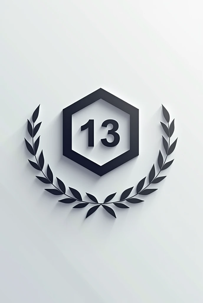13th anniversary, Logo, hexagon, technology, vectorial, modern