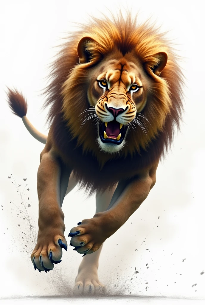 The lion in the chelsea crest running away from the crest