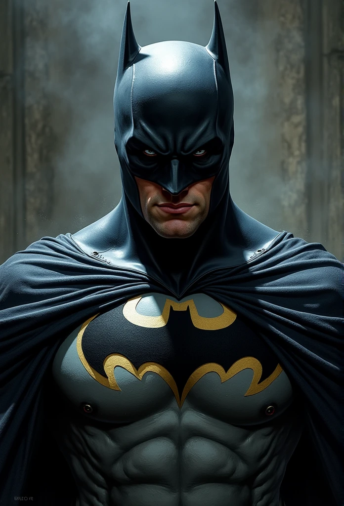 Alex Ross-style portrait of Batman