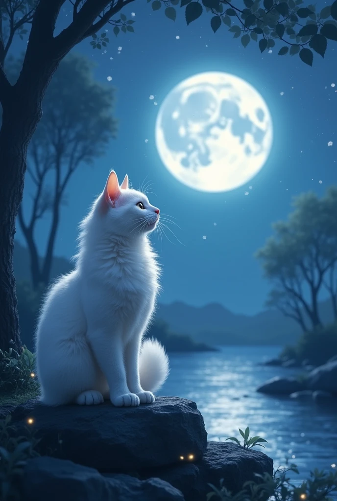 catss、Looking up at the night sky、Phases of the moon、Fantastic scenes