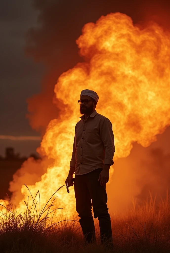a muslim man Burning All the LGBTQ Gay lesbians 🏳️🌈 With a Machine (Terrific)