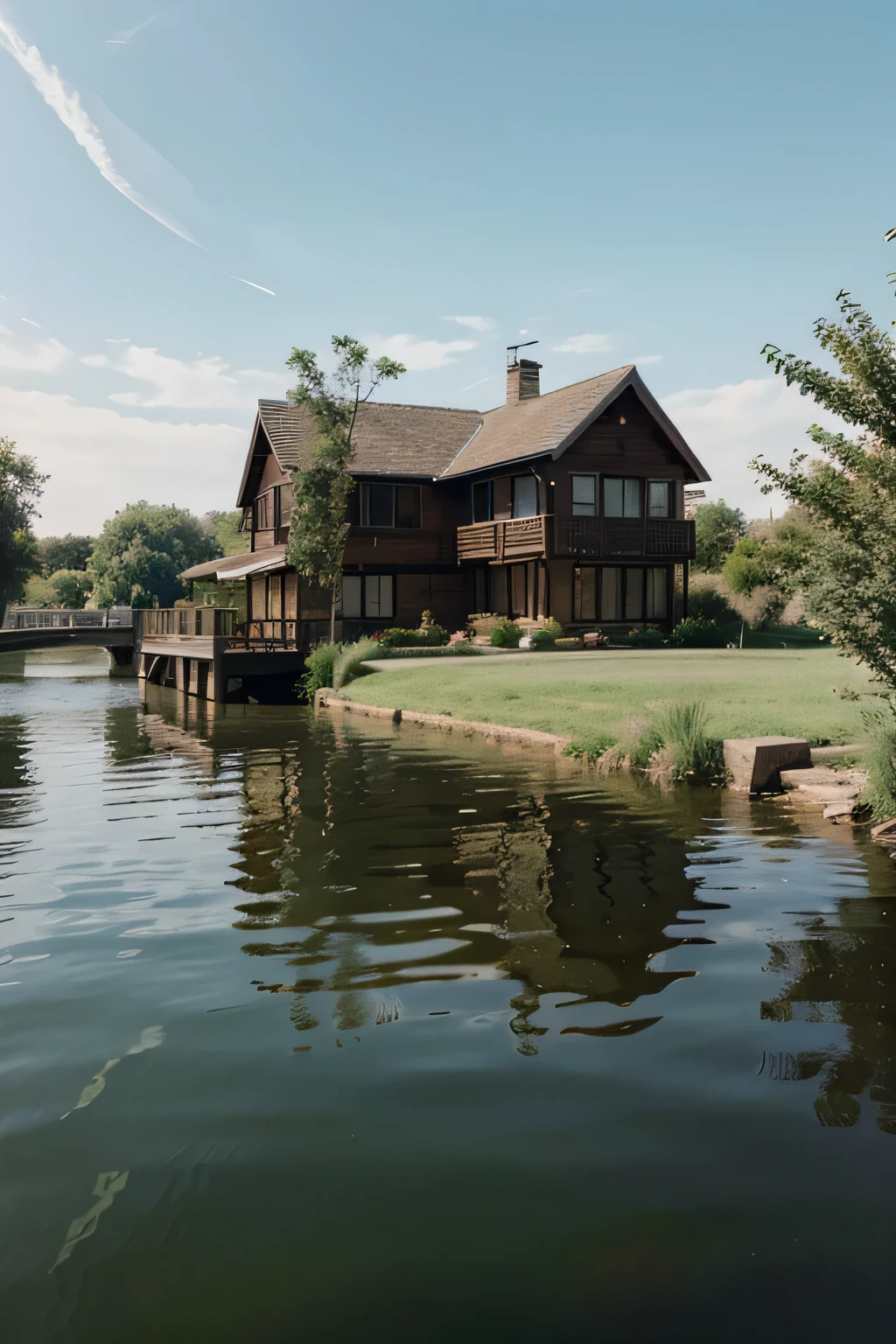 A HOUSE ON THE RIVER