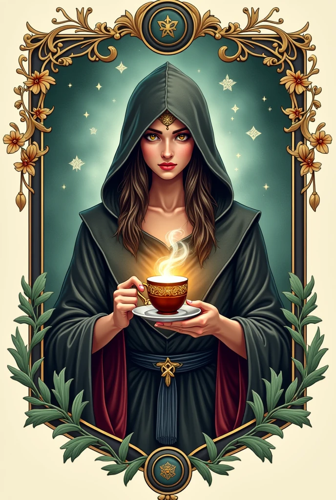 Créer moi un logo pour un compte de carte magic thé getharing avec un logo