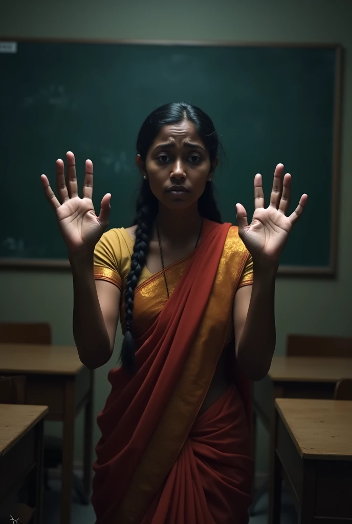 Tamil married woman students palm punishment
