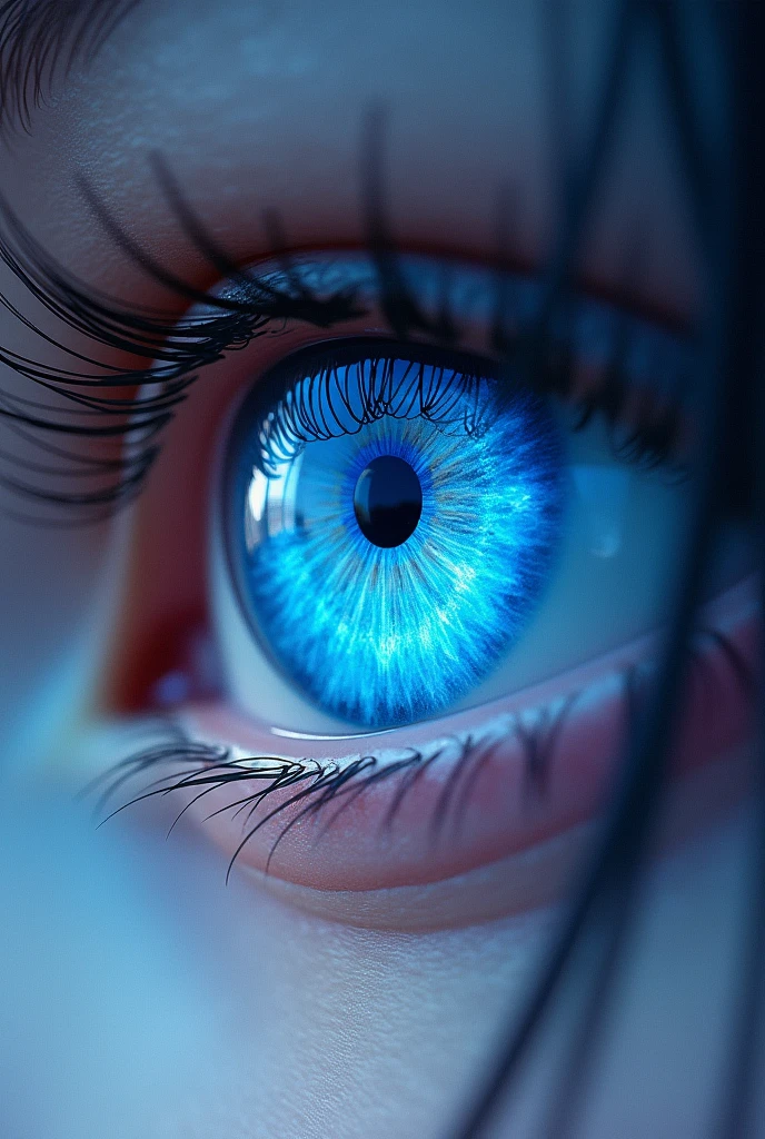 These piercing blue eyes are stealing hearts left and right! Can’t look away! 💖 #GazeGoals