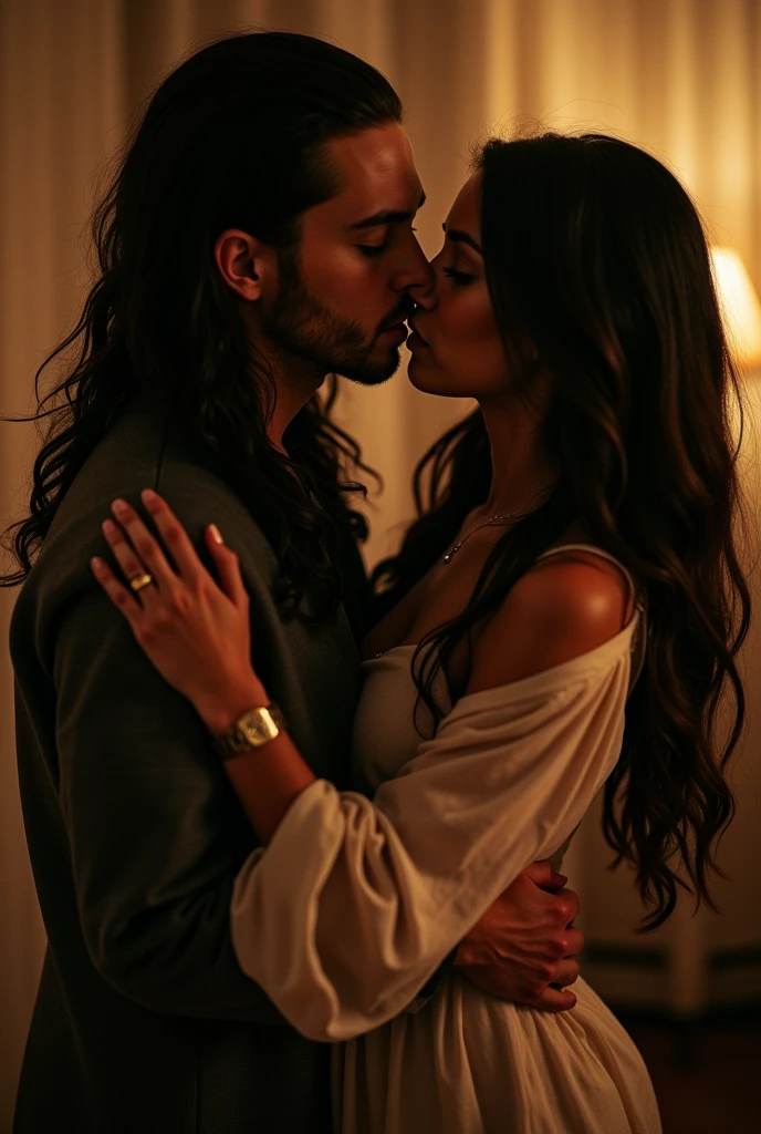 Tom Kaulitz in the 2000s kissing a girl 