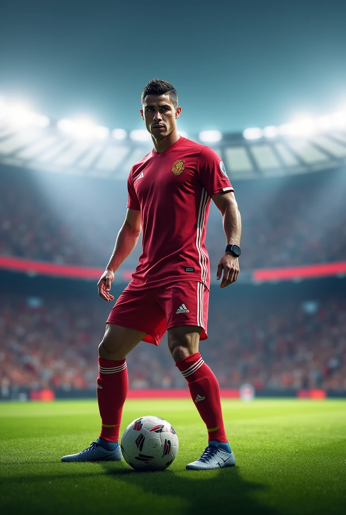 Create a unique Cristiano Ronaldo picture with football